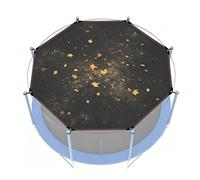 Generico Protective Cover for Trampoline, Octagonal Protection Multifunctional Robust - Sun Cover for Trampoline, for Outdoor Garden, Camping, Terrace Lawn, Beach, Rain and Sport