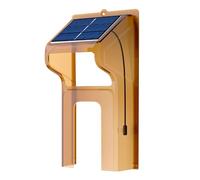 Generico Protector Para El Timbre De La Puerta - 11.5 x 21.5 cm Outdoor Waterproof with Solar Panel | Cubierta Anti Lluvia Para Timbres Todas Marcas | Fácil Instalación Para Apartamentos Hogar Oficina