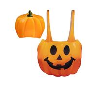 Genérico Pumpkin Costume Pumpkin Jumpsuit with Hat Included | Cosplay Costume for Home, School, Holiday, Holiday, Festivals, Carnival, Masquerade and Performances