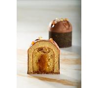 Generico PX43113 Panettone 15 Footprints Silicone Moulds for Sweets - Professional Accessories for Christmas and Pastry - Single Portion Moulds for Baking - Professional Moulds