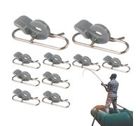 Generico Quick Hooks for | 10 Quick Release Connectors, Hook Clamps - for Sea and River to Carp Trout Catfish