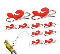 Generico Quick Hooks for 10 x Quick Change Connectors | Hooks for Sea and Water, Predatory Fish and Carp