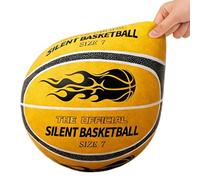 Genérico Quiet Basketball No. 5, No. 7 Soundless Practice Ball, PU/Polyurethane High Density Silent Indoor Basketball for Boys Girls Kids Teen House Bedroom Sports