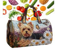 Genérico Quilted Hand Held Animal Print Spacious Storage with Organizer Function Carry for Daily Travel Use Shoulder Bags