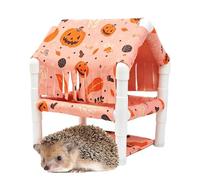 Genérico Rabbit House, Washable Detachable Two-Tier and Monkey, House for Gerbils and Hamster Cage Accessories - for Rabbit, Gerbil, Mouse, Ferret, Home and Farm