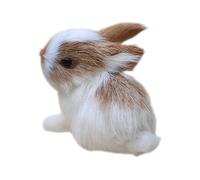 Generico Rabbit Simulation - Plush Realistic Rabbit Miniatures | Stuffed Animal Bunny for Easter Party Shower Garden | Miniature Figurines - TV Furniture Decor at