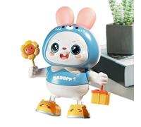 Generico Rabbit Toy 48 Songs Electric Pet | Rabbit Shape Interactive Electric Toy for Training Head Lifting Kids Nursery Room