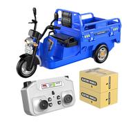 Generico Radio Control Truck 3 Roues | Voiture Télécommandée avec Lumière et Son | Véhicule Tout-Terrain 2.4G | pour Garçon, Fille, Intérieur, Maison, Chambre, Carrelage, Fête Anniversaire