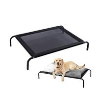 Genérico Raised Dog Bed | Ergonomic Breathable Puppy Bed for Cats and Small Medium Dogs Outdoor Indoor Camping Travel Garden Patio Beach Day Night