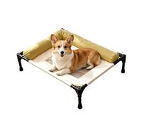 Generico Raised Dog Bed | Removable Raised Bed Washable | Raised Bed in Breathable Mesh - For Puppies and Cats Patio Lawn Next to the Beach Camping House Ground Floor Summer