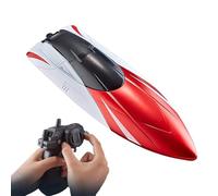 Genérico RC | 15km/h Speed, LED Tail Light, Toy | Low Battery Alarm & Out Range, Rechargeable, 100 Min Playing, Fast RC Boat | for Kids, Pool, Bath & Pond