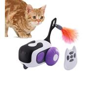 Generico RC Cat Toy - Smart Cat Car with | Rechargeable Cat Enrichment Toys, Anti-Boredom for All Breeds