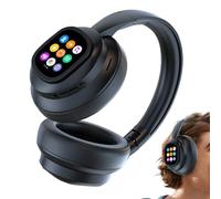 Genérico Real-Time Translator Headphones: Wireless Headphones with Touch Screen, Conn Earphone Language Translator, Waterproof Voice Translation Device, Technology