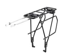 Genérico Rear Bike Rack: Bike Rack, Bike Rack, Telescopic with Reflective Logo for Luggage, Road, Mountain, Cycling, Night Commuting, Air Safety