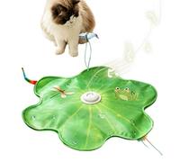 Generico Rechargeable Cat Toy - 2 in 1 Interactive | Hidden LED for Active Play | Electronic Exercise Cats Pets Puppies Anti Boredom