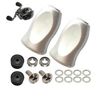 Genérico Reel Crank Handle, Non-Slip Button Covers, Lightweight Non-Slip Ergonomic Handles for Repair and Maintenance