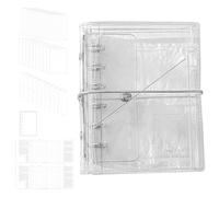 Generico Refillable Notebook | A7 Three Doors with Multiple Pockets - Notebook with Rings for Charging | for Children Adults Home School Office Outdoor Travel