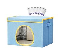 Generico Refreshing Cat Kennel with 6 Ice Packets, Summer Kennel Puppies, Suitable for Parents of Animals Trainers, Animal Lovers, Office Garden