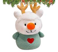 Generico Reindeer Christmas Decoration | Soft 3D Plush Doll | Soft Plush Christmas Reindeer Shaped for Indoor Home Living Room Bedroom Sofa Floor Children Friends