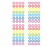 Generico Reinforcement Labels Round Sticky Circles Self-Adhesive Hole Protectors Practical Daily Accessory, for Drafting, Loose Notes, Package, Book Supplies, Pricing, Student, Adults, Office, School