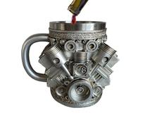 Generico Reisekaffeebecher,Motorförmiger Thermobecher Für Kaffee Mit Langlebigem Design | Multifunktioneller 5.91 x 5.12 x 3.94 ZollHeiße Schokolade Whisky Cocktails