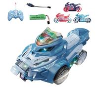 Generico Remote Control Cross Motorcycle, Drift Toy with 360 Degree Rotation - Radio Controlled Motorcycles with Sound and | for Home Interior Rooms Floors Birthday Parties Boys Girls