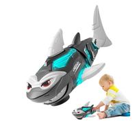 Genérico Remote Control Shark,Robot Toy with Light And Music,Marine Animal Toys for Kids RC Shark with Light | for Boys And Girls Play In Water Beach And Bath Entertainment