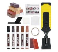 Generico Réparation Rayures Parquet | Kit 11 Couleurs Renovation Meubles Bois, Solution Imperméable Peignable Avec Marqueur Pour Tables Sols Placards | Marqueur Imperméable Et Peinture Applicable Pour
