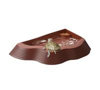 Generico Reptile Basin | Food Bowl with Non Slip Ramp | Aquarium Accessory for Snake, Bearded Dragon, Turtle, | Sustainable Food for Water Gamel