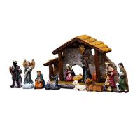 Genérico Resin Nativity Scenes - Nativity Figures for Table - Religious Figures Collectible Decoration for Home Table Tablecloth Christmas Parties