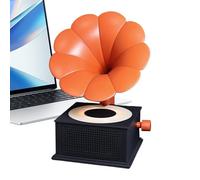 Generico Retro Speaker, Turntable Speaker - Wireless Stereo Music King with 3 Light Modes for Kitchen, Indoor and Outdoor Bedroom