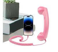 Genérico Retro Telephone Headset | Type-C Retro Comfortable for Home with Microphone,Classic Style Mobile Phone | for Offices Home Bedside Bathroom Desk Living Room School