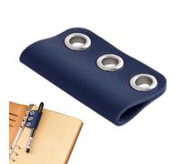 Generico Reusable and Removable PU Leather Pen Holder, Pen Holder for Notebook - for Home School Study Journaling Planning for Adults and Students