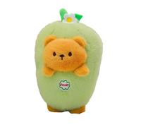 Generico Reversible Rabbit Plush Animal, Reversible Animal Plush - Bear Animals for Girls | Soft Aubergines Transforming Animals, Car Decorations, Companions