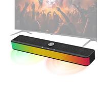 Generico RGB Speaker for PC, Soundbar PC Smart RGB, Portable TV Speaker - for Home and Shower and Desk and Party and Christmas and Room and Terrace and Car and Phone and Music and Theatre and Studio