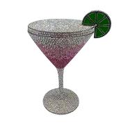 Genérico Rhinestone Hand Held Evening Inspired by a Cup Elegant Party for Women Lovers and Style Enthusiasts Creative Wedding Accessory Celebration, multicoloured, A, See description
