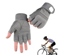 Genérico Riding Gloves, Fingerless Gloves, Adjustable Wrist Motorcycle Gloves, Women's Gloves with Reinforced Non-Slip Palm, Fitness Gloves for Outdoor Work and Hunting