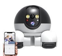 Generico Robot Camera - 360° Robot View | 1080P Wi-Fi Monitor with Camera | AI Propulsion HD Lens Panoramic Night Vision with Remote Control Viewer