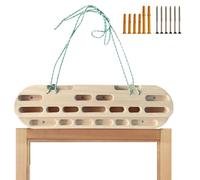 Genérico Rock Climbing Board-Wooden Hangboard with Soft Pull-up Bar | Mular Tread Issues for Training, Strength CoreDOR, Exercise FIGA & AGRANCE, AND ACT ON THE