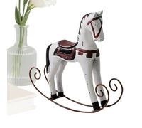 Genérico Rocking Horse Desk Statue, Good Luck Figurine as a Souvenir - Equestrian Decoration for Desk | for Showcase, Dining Room, Bedroom, Table, Family, Friends, Colleagues