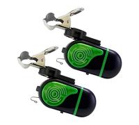Genérico Rod Bite Alarm: with Sound and Light Indicator, 2 Pieces Adjustable Sensitive Equipment for Offshore Streams Lake Reservoirs Rivers Ponds | From
