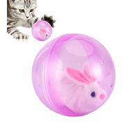 Generico Rolling Pet - 4.13x2.36x2.17in Cat Toys | Automatic Plush Rotating, Vibrating for Dogs, Interactive Cat Toy Mate Electric Toys for Toys