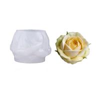 Genérico Rose Silicone Mold 3D Flower Craft Tray Food Reusable Aromatherapy Soap Casting Tool Decorative Accessory Made