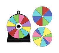 Generico Rotating Award Wheel - Erasable Selection Board, Spinner for Games Shows, Reward Decision Tool, Swivel Wheel with Adjustable Stand | Ch Wheel