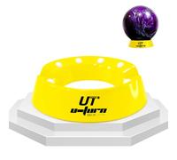 Genérico - Rotating Bowling Base, Bowling Accessories, Balls, Maintenance, Cleaning, Polishing, Sanding, Ball Spinner, Stand, Cup, Cup, Display (Yellow) U-Turn Sport
