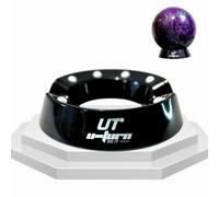 Genérico Rotating Bowling Base, Bowling Accessories, Balls, Maintenance, Cleaning, Polishing, Sanding, Ball Spinner, Stand, Cup, Cup, Display. * U-Turn Sport (Black)