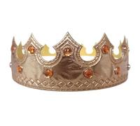 Genérico Royal King Crown - Adjustable Birthday Prince Crown Medieval Headpiece | Royal Tiara for Birthday Celebration, Cosplay, Theater, Staging, Photography and Costume