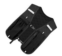 Generico Running Hydration Jacket | Lightweight Hydration Backpack for Running with Tank - Chest Backpack with Elastic Water Bottle for Jogging Climbing Running in the Mountains Marathon, Black, Fare