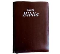 Genérico RV Bible 1960 Large Letter Faux Leather Zipper Queen Valera Version Portable Size