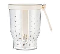 Generico Salad Holder - Reusable Containers with Handle | Fruit Containers in the Fridge with Removable Strainer, for Picnic, Office, Travel, Camping, Outdoor, Hiking